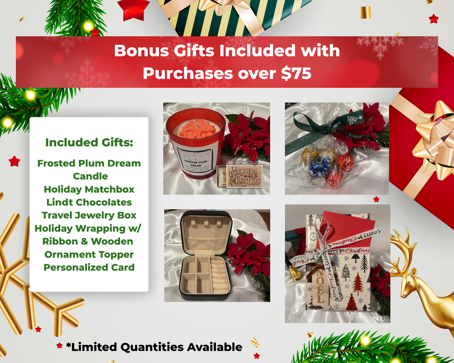 Golden Radiance Deluxe Holiday Gift Set- Perfect Gift for any occasion