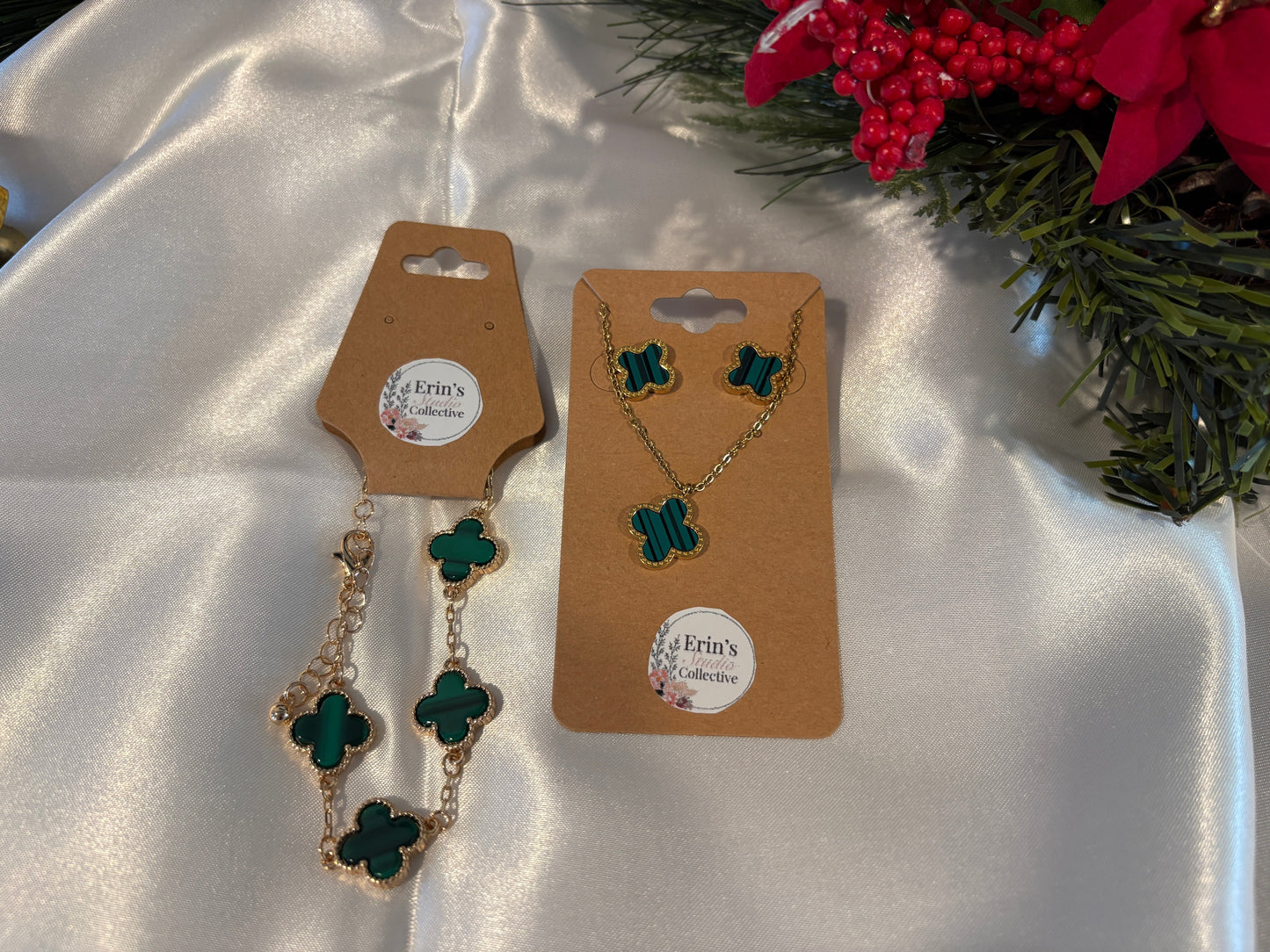 Green Goddess Quatrefoil Deluxe Holiday Gift Set - Perfect for Every Occasion Gifting