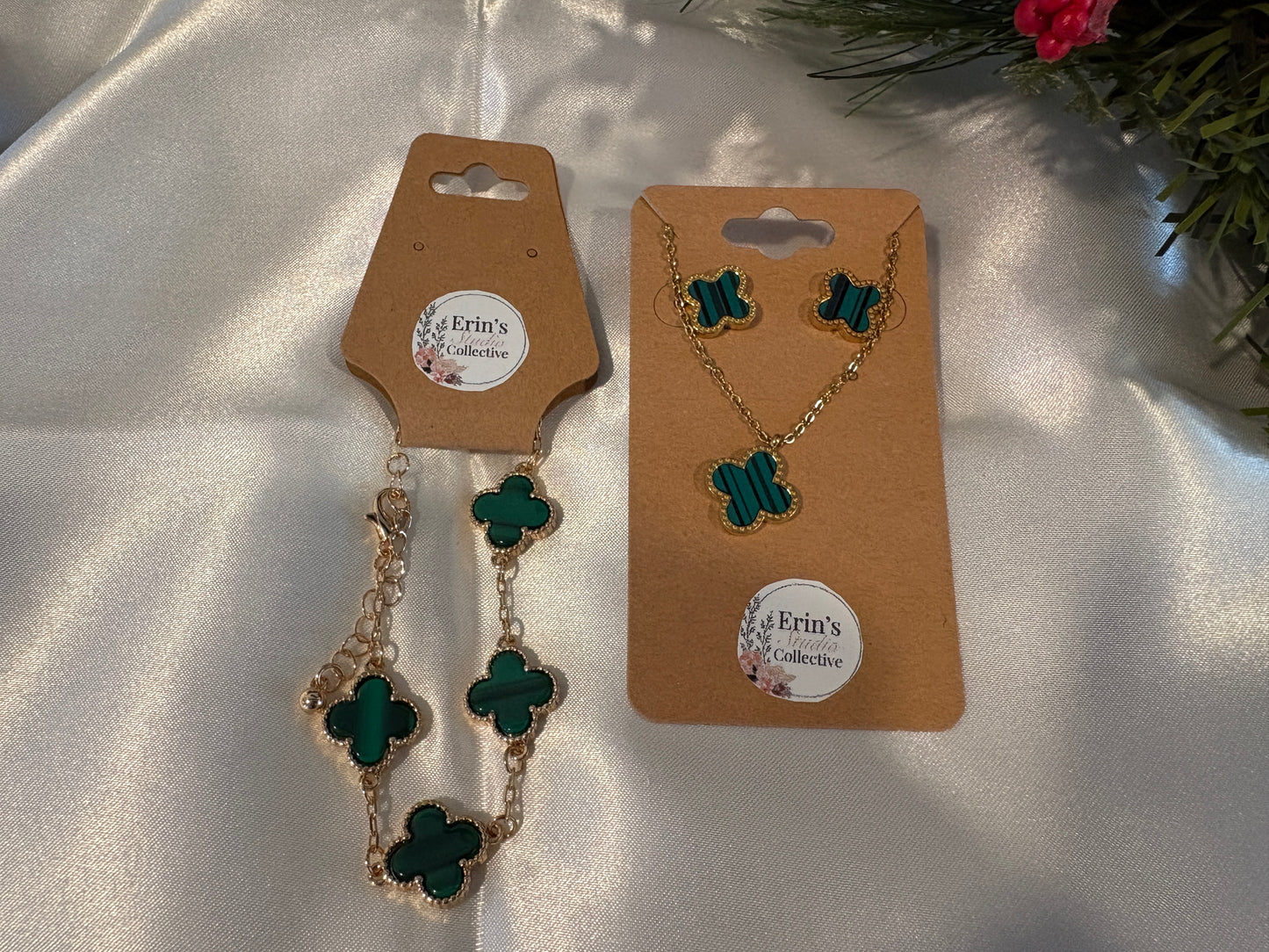 Green Goddess Quatrefoil Deluxe Holiday Gift Set - Perfect for Every Occasion Gifting