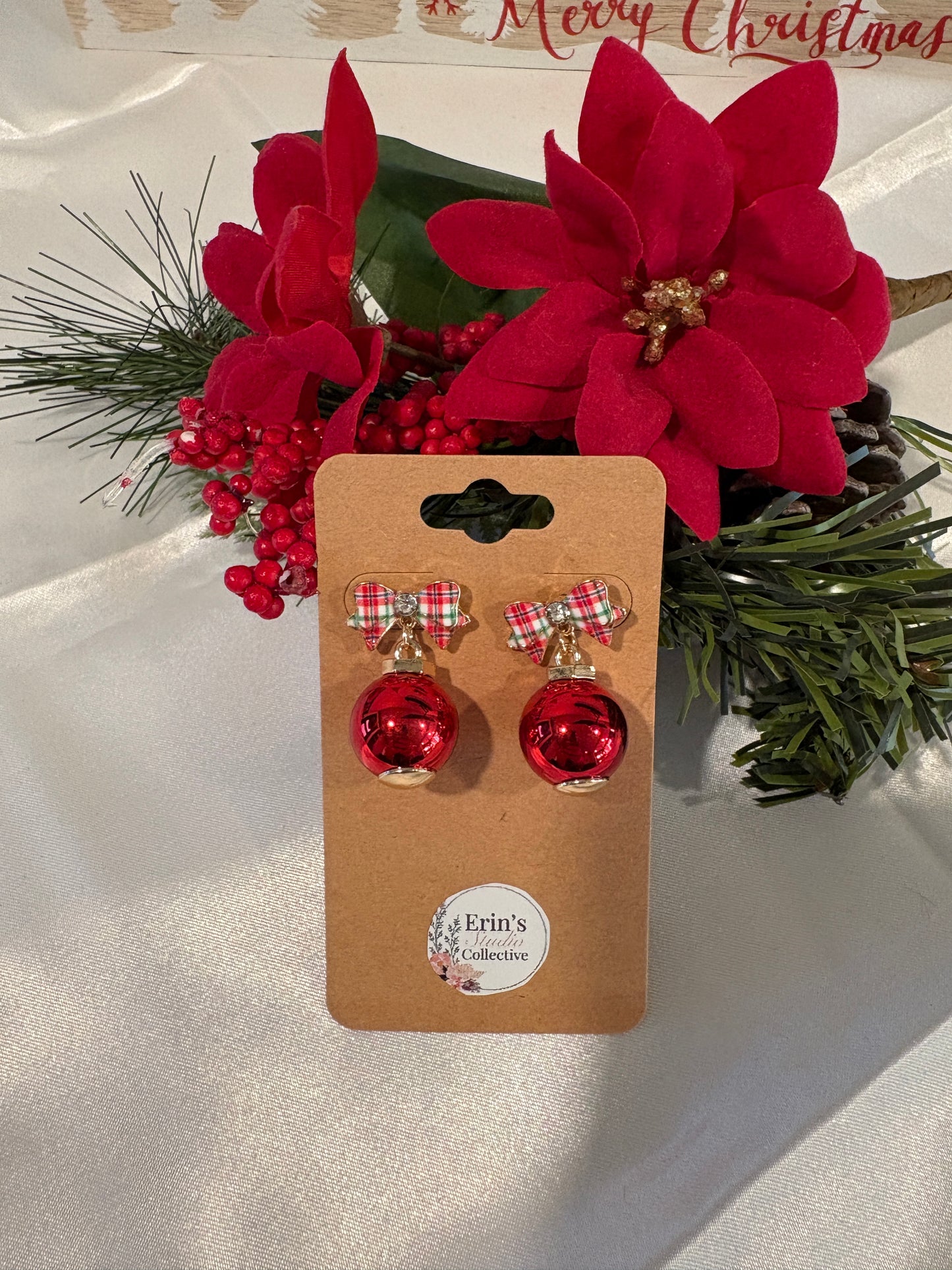 Christmas Ornament Earrings