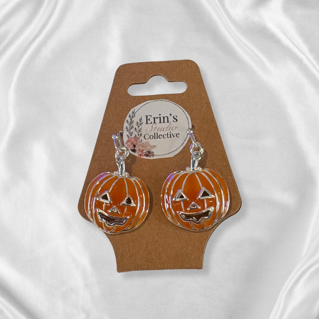 Bougie Witch Halloween Gift Set – Jack-O’-Lantern Dangle Earrings, 3-Card Tarot Reading, Bougie Witch Candle, Wooden Ouija Board Matchbox, Grim Reaper Sticker & Light-Up Ghost for Halloween Lovers
