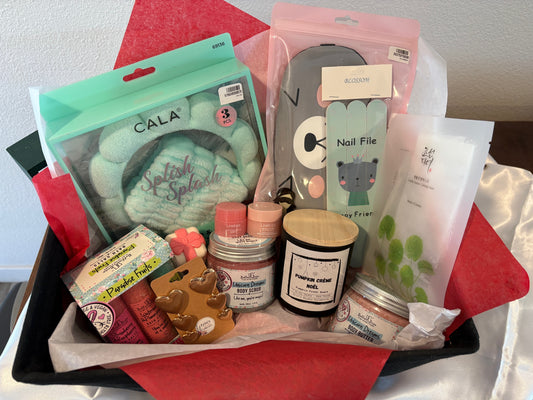 Pumpkin Crème Noël Spa Gift Set - Teal - Perfect Self Care Gift